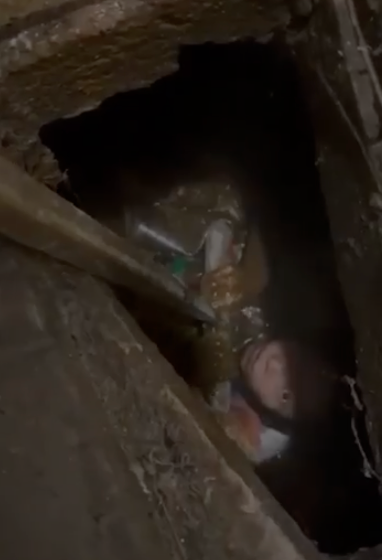 Kazakhstan woman rescued after nearly two days trapped in street toilet